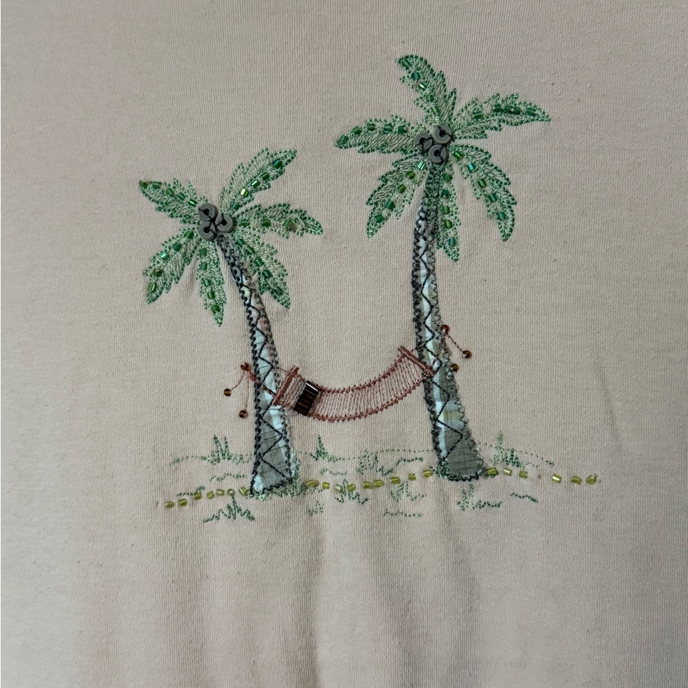 PalmTree Embroidered Tee - Picture 2 of 4